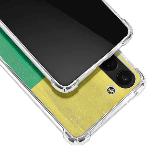 Lithuania Flag Distressed Galaxy S23 Clear Case